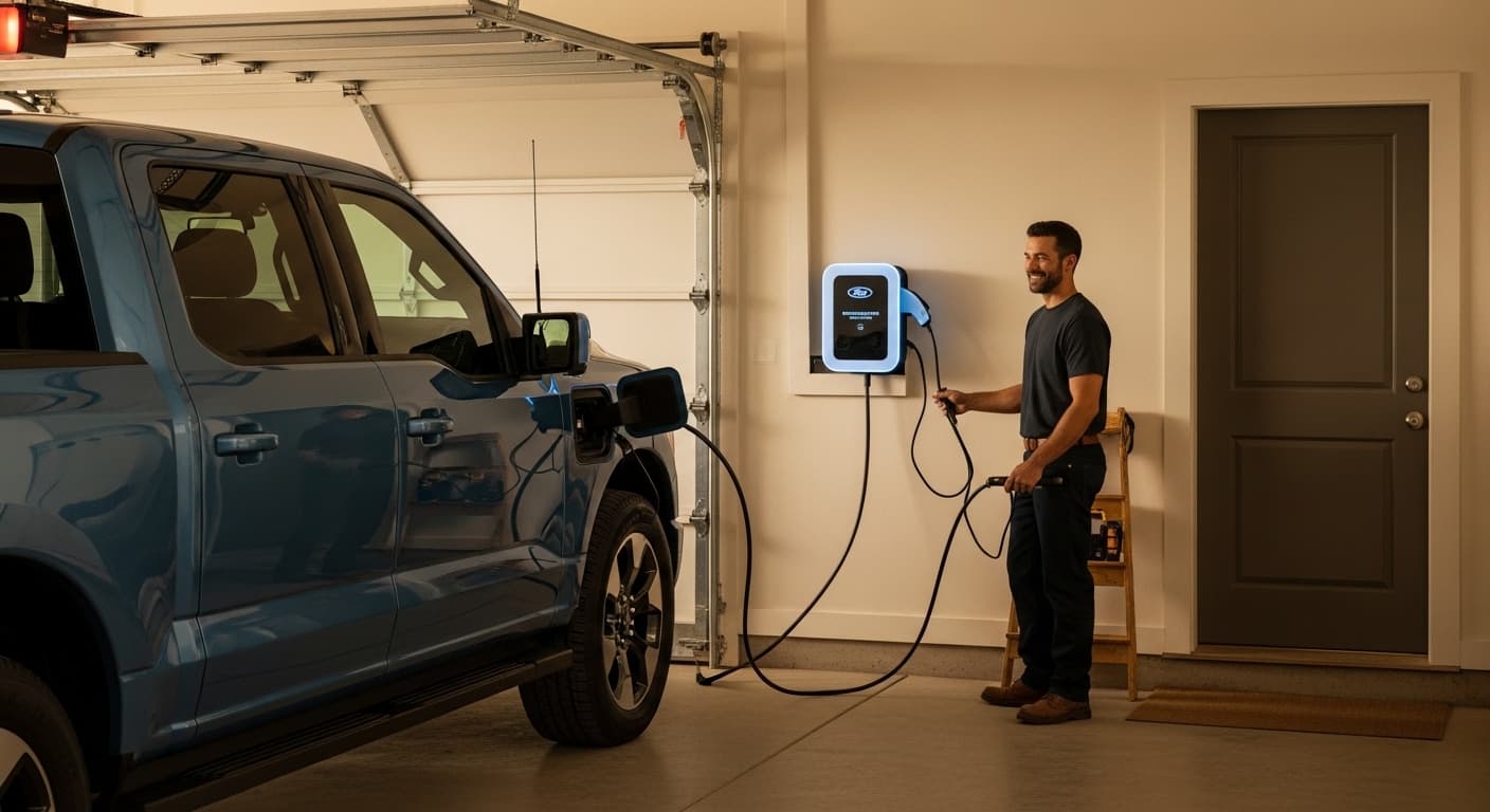 Ford F-150 Lightning Charger Installation
